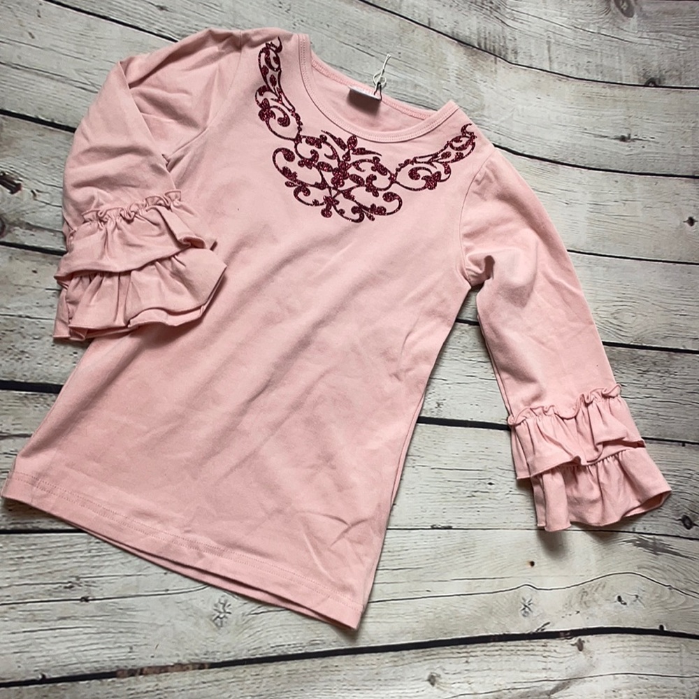 Ruffle sleeve top